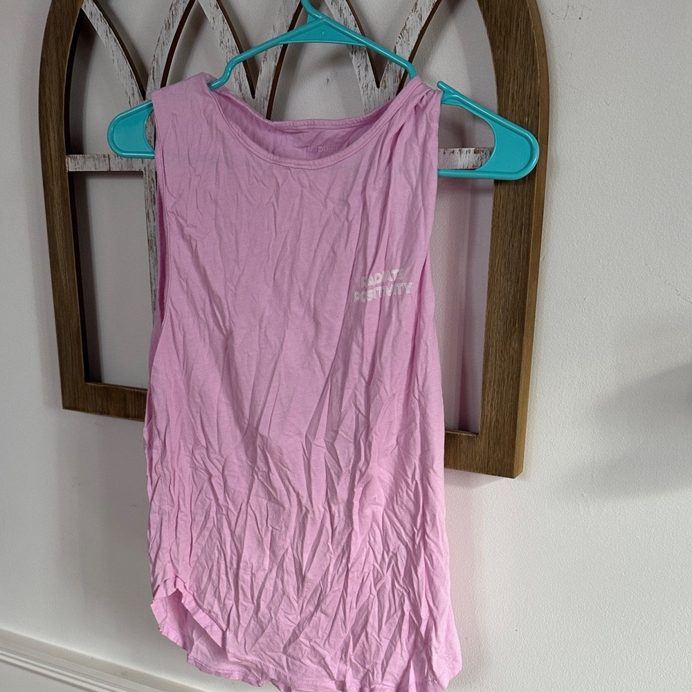 good hYOUman Light Pink Muscle Tee